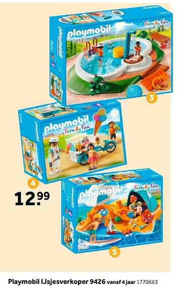 Promoties Playmobil ijsjesverkoper 9426 - Playmobil - Geldig van 14/05/2018 tot 03/06/2018 bij Bart Smit