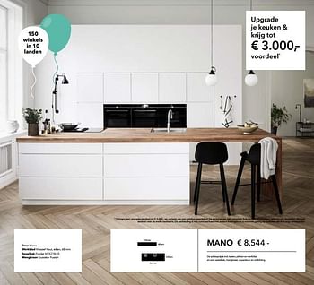 Promoties Mano keuken - Huismerk - Kvik - Geldig van 01/06/2018 tot 10/06/2018 bij Kvik Keukens