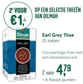 Promoties Earl grey thee - Dilmah - Geldig van 28/05/2018 tot 17/06/2018 bij Holland & Barret