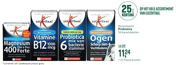 Promoties Probiotica - Lucovitaal - Geldig van 28/05/2018 tot 17/06/2018 bij Holland & Barret
