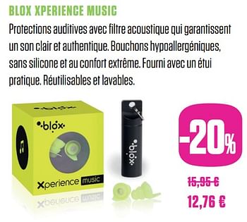 Promotions Blox xperience music - Blox - Valide de 01/06/2018 à 31/08/2018 chez Medi-Market