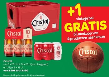 Promoties Cristal - Cristal - Geldig van 30/05/2018 tot 25/06/2018 bij Carrefour