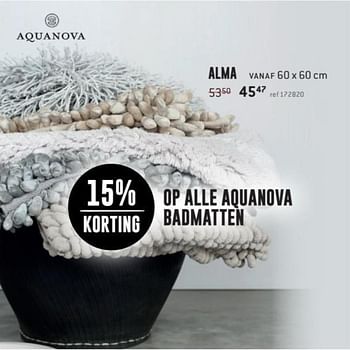 Promoties Alma - Aquanova - Geldig van 28/05/2018 tot 24/06/2018 bij Freetime