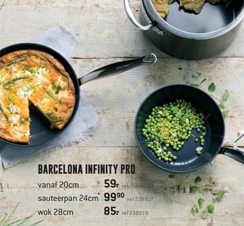 Promoties Barcelona infinity pro sauteerpan - Greenpan - Geldig van 28/05/2018 tot 24/06/2018 bij Freetime