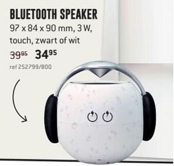 Promoties Bluetooth speaker - Huismerk - Free Time - Geldig van 28/05/2018 tot 24/06/2018 bij Freetime