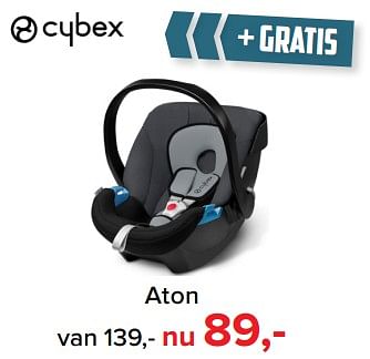 Promoties Aton - Cybex - Geldig van 28/05/2018 tot 30/06/2018 bij Baby-Dump