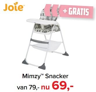 Promoties Mimzy snacker - Joie - Geldig van 28/05/2018 tot 30/06/2018 bij Baby-Dump