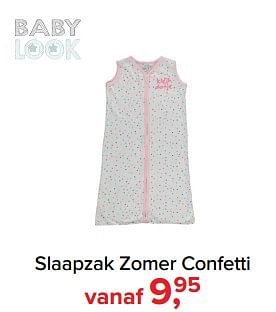 Promoties Slaapzak zomer confetti - Baby look - Geldig van 28/05/2018 tot 30/06/2018 bij Baby-Dump