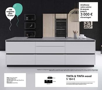 Promotions Tinta + tinta wood - Huismerk - Kvik - Valide de 01/06/2018 à 10/06/2018 chez Kvik Keukens