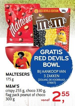Promoties Maltesers, m+m`s - Mars Snacks - Geldig van 06/06/2018 tot 19/06/2018 bij Alvo