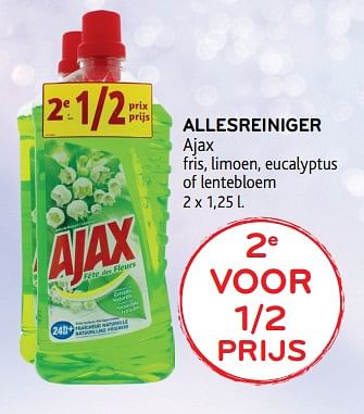 Promoties Allesreiniger ajax - Ajax - Geldig van 06/06/2018 tot 19/06/2018 bij Alvo