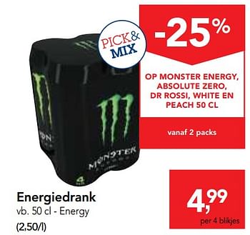 Promotions Energiedrank - Monster - Valide de 06/06/2018 à 19/06/2018 chez Makro