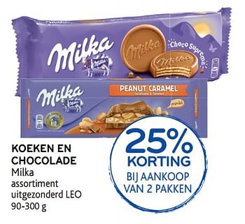 Promoties Koeken en chocolade milka - Milka - Geldig van 06/06/2018 tot 19/06/2018 bij Alvo