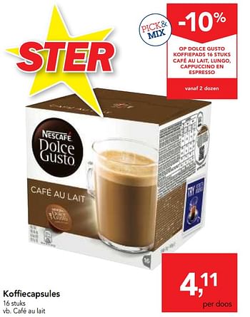 Promoties Koffiecapsules - Nescafe - Geldig van 06/06/2018 tot 19/06/2018 bij Makro