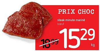 Promotions Steak minute mariné - Produit Maison - Spar Retail - Valide de 07/06/2018 à 20/06/2018 chez Spar (Colruytgroup)