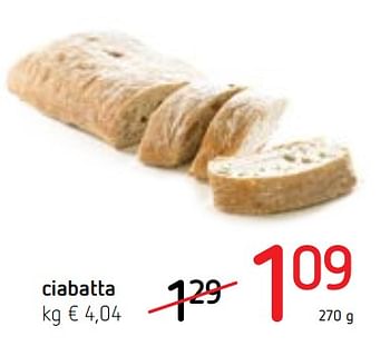 Promotions Ciabatta - Produit Maison - Spar Retail - Valide de 07/06/2018 à 20/06/2018 chez Spar (Colruytgroup)