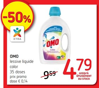 Promotions Omo lessive liquide color - Omo - Valide de 07/06/2018 à 20/06/2018 chez Spar (Colruytgroup)