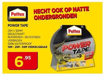Promoties Pattex power tape - Pattex - Geldig van 03/06/2018 tot 24/06/2018 bij Bouwcenter Frans Vlaeminck
