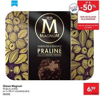 Promoties Glaces magnum - Ola - Geldig van 06/06/2018 tot 19/06/2018 bij Makro