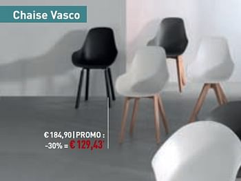 Promotions Chaise vasco - Bristol - Valide de 27/05/2018 à 26/06/2018 chez Overstock