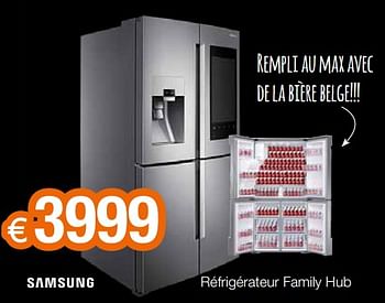 Promotions Samsung réfrigérateur family hub - Samsung - Valide de 29/05/2018 à 30/06/2018 chez Expert