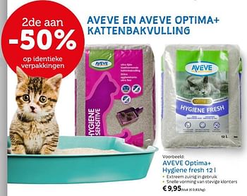 Promoties Aveve optima+ hygiene fresh - Huismerk - Aveve - Geldig van 30/05/2018 tot 09/06/2018 bij Aveve
