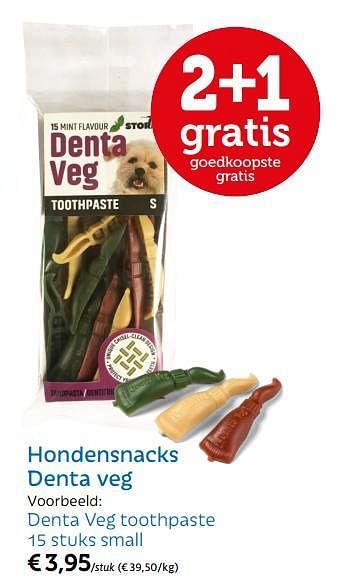 Promoties Denta veg toothpaste - Huismerk - Aveve - Geldig van 30/05/2018 tot 09/06/2018 bij Aveve
