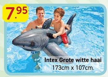 Promoties Intex grote witte haai - Intex - Geldig van 28/05/2018 tot 30/06/2018 bij Toys & Toys