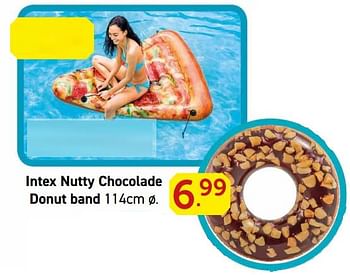 Promoties Intex nutty chocolade donut band - Intex - Geldig van 28/05/2018 tot 30/06/2018 bij Toys & Toys