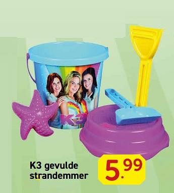 Promoties K3 gevulde strandemmer - K3 - Geldig van 28/05/2018 tot 30/06/2018 bij Toys & Toys