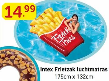Promotions Intex frietzak luchtmatras - Intex - Valide de 28/05/2018 à 30/06/2018 chez Multi-Land
