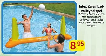 Promotions Intex zwembadvolleybalspel - Intex - Valide de 28/05/2018 à 30/06/2018 chez Multi-Land