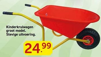 Promoties Kinderkruiwagen groot model. stevige uitvoering. - Huismerk - Multi-Land - Geldig van 28/05/2018 tot 30/06/2018 bij Multi-Land