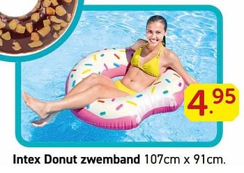 Promoties Intex donut zwemband - Intex - Geldig van 28/05/2018 tot 30/06/2018 bij Eurosport Belgium