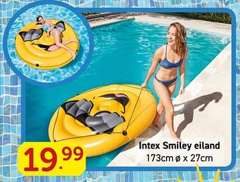 Promoties Intex smiley eiland - Intex - Geldig van 28/05/2018 tot 30/06/2018 bij Eurosport Belgium