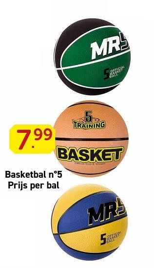 Promoties Basketbal n°5 - Huismerk - Vavantas - Geldig van 28/05/2018 tot 30/06/2018 bij Vavantas