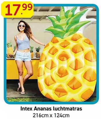 Promoties Intex ananas luchtmatras - Intex - Geldig van 28/05/2018 tot 30/06/2018 bij Vavantas