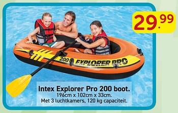 Promoties Intex explorer pro 200 boot. - Intex - Geldig van 28/05/2018 tot 30/06/2018 bij Vavantas