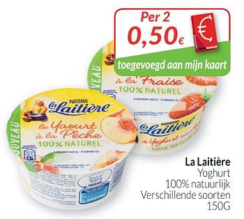 Promoties La laitière yoghurt - Nestlé - Geldig van 01/06/2018 tot 30/06/2018 bij Intermarche