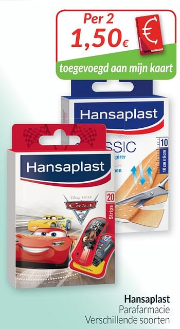 Promoties Hansaplast parafarmacie - Hansaplast - Geldig van 01/06/2018 tot 30/06/2018 bij Intermarche
