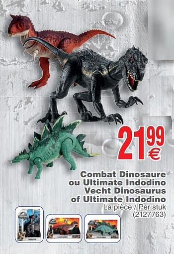 Promotions Combat dinosaure ou ultimate indodino vecht dinosaurus of ultimate indodino - Produit maison - Cora - Valide de 05/06/2018 à 18/06/2018 chez Cora