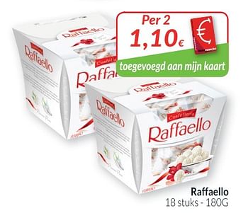 Promoties Raffaello - Raffaello - Geldig van 01/06/2018 tot 30/06/2018 bij Intermarche