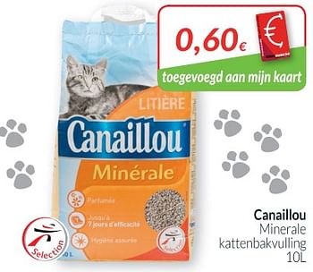 Promotions Canaillou minerale kattenbakvulling - Canaillou - Valide de 01/06/2018 à 30/06/2018 chez Intermarche