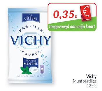 Promoties Vichy muntpastilles - Vichy - Geldig van 01/06/2018 tot 30/06/2018 bij Intermarche