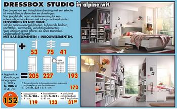 Promoties Dressbox studi - Huismerk - EmDecor - Geldig van 01/06/2018 tot 30/06/2018 bij Emdecor