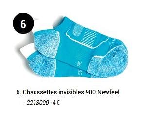 Promotions Chaussettes invisibles 900 newfeel - Newfeel - Valide de 28/05/2018 à 03/09/2018 chez Decathlon