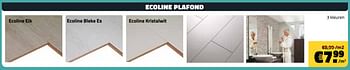Promoties Ecoline plafond - Ecoline - Geldig van 10/06/2018 tot 30/06/2018 bij Bouwcenter Frans Vlaeminck