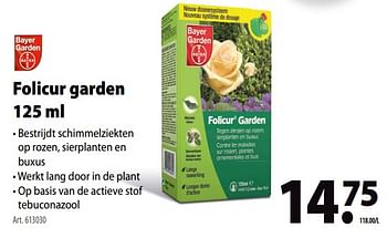 Promoties Bayer garden folicur garden - Bayer - Geldig van 13/06/2018 tot 25/06/2018 bij Gamma