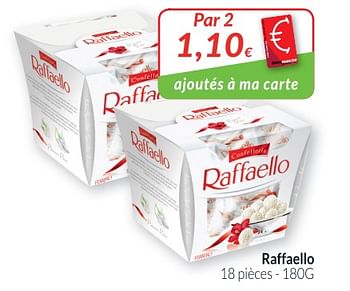 Promotions Raffaello - Raffaello - Valide de 01/06/2018 à 30/06/2018 chez Intermarche