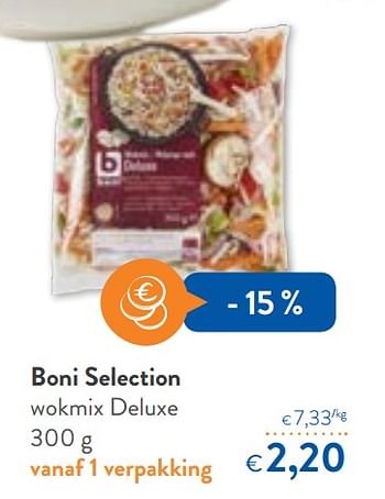 Promoties Boni selection wokmix deluxe - Boni - Geldig van 06/06/2018 tot 19/06/2018 bij OKay